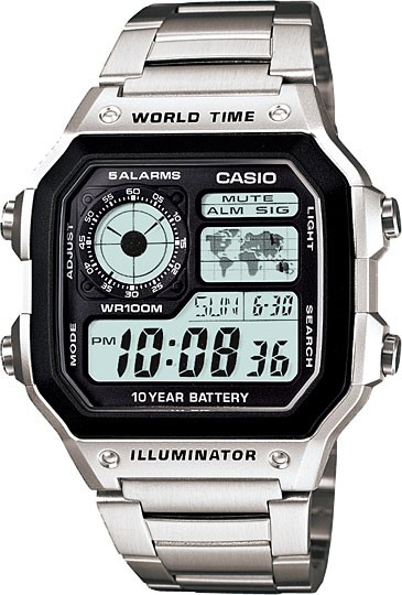 Часы Casio AE-1200WHD-1A - фото 11368