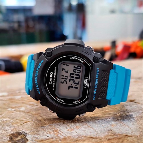 Часы Casio W-219H-2A2 - фото 13911