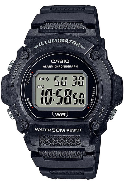 Часы Casio W-219H-1A - фото 13912