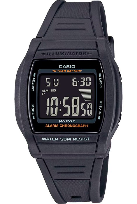 Часы Casio W-201-1B