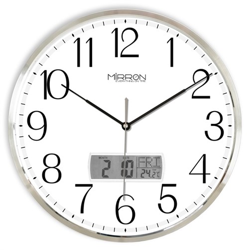 Часы настенные MIRRON 3264А-1 жк СБ - фото 14170