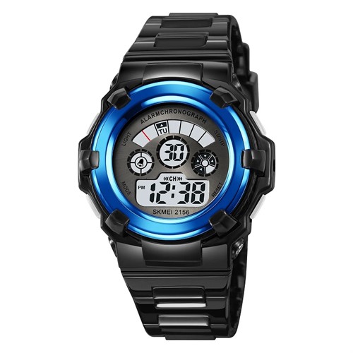 Часы Skmei 2156BUBK black/blue