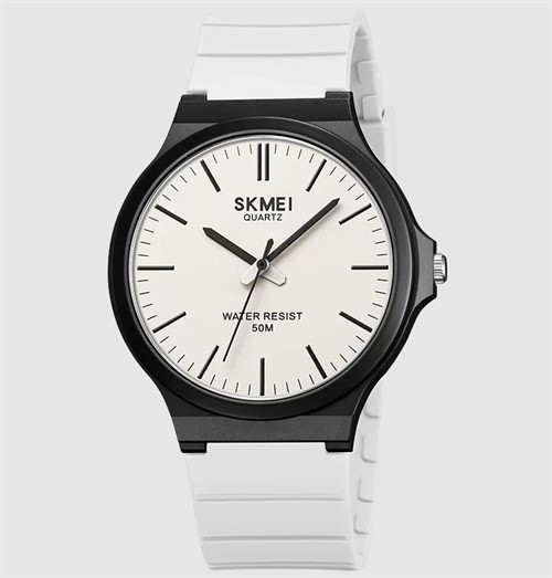 Часы Skmei 2108 BK/WT черные/белые