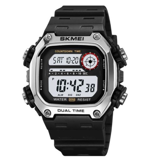 Часы Skmei 2126 SIBK silver/black - фото 14401