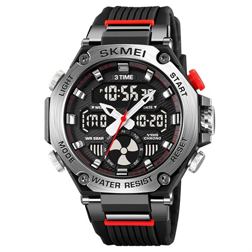 Часы Skmei 2223 black/silver - фото 14486