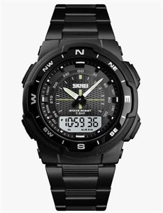 Часы Skmei 1370 black/black